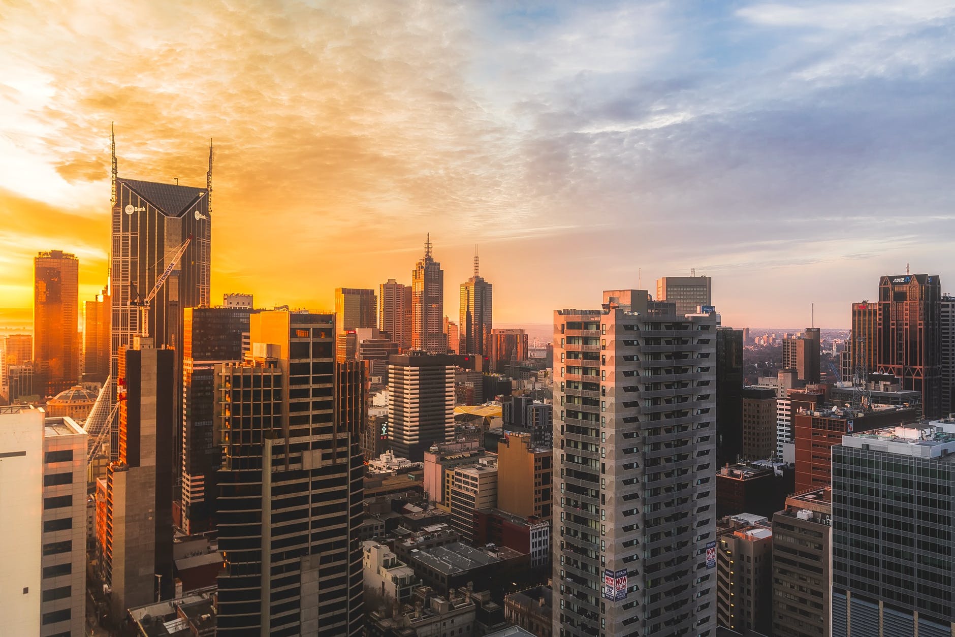 view of high rise buildings during day time